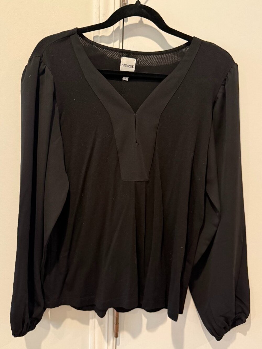 NIC+ZOE Statement Sleeve Top (Size M)